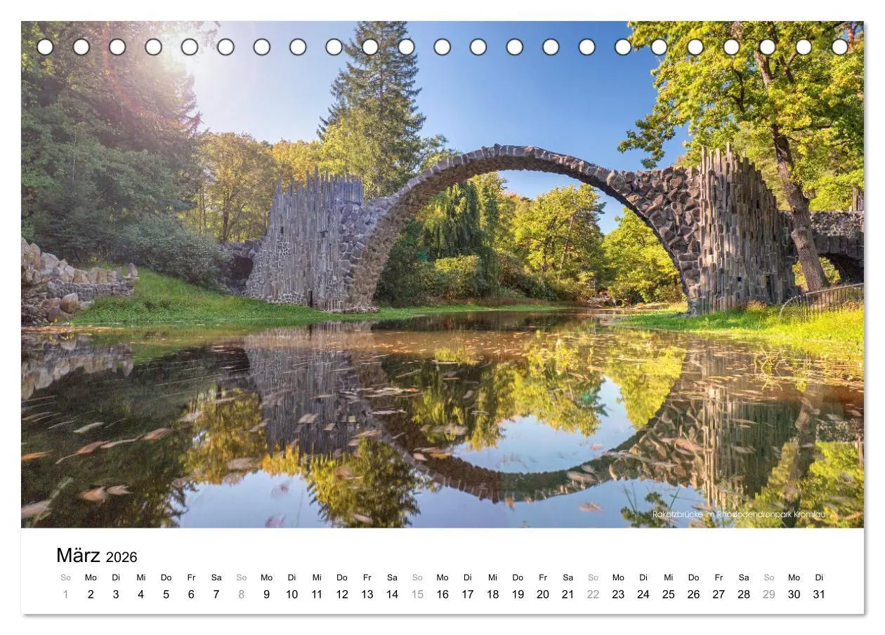 Bild: 9783457550809 | Die Lausitz - Landmarken der Nieder- und Oberlausitz (Tischkalender...
