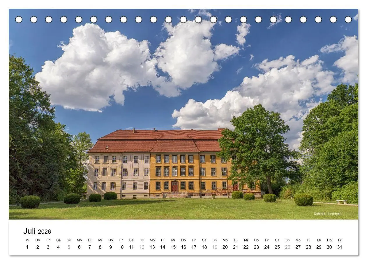 Bild: 9783457550809 | Die Lausitz - Landmarken der Nieder- und Oberlausitz (Tischkalender...