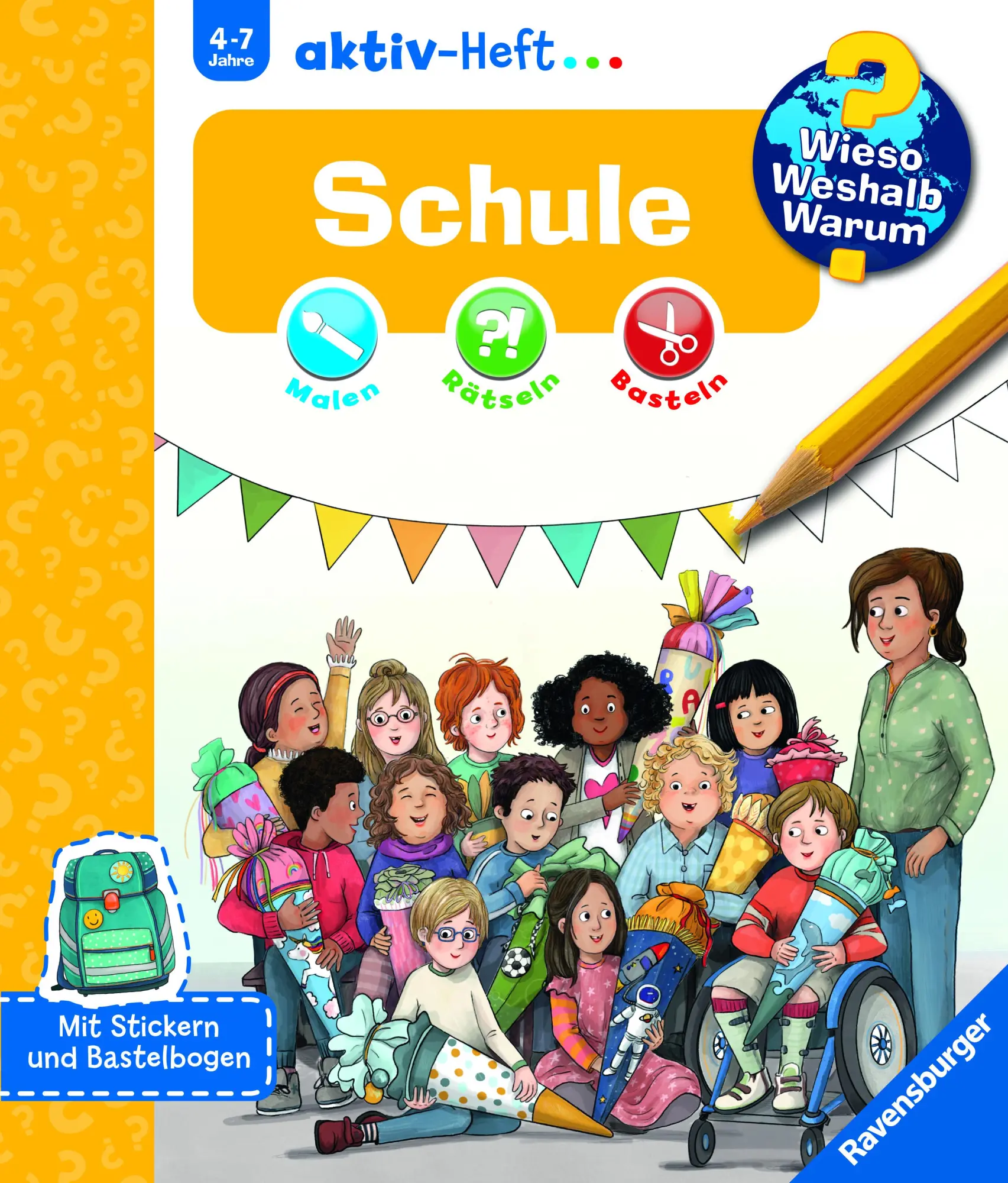 Cover: 9783473600809 | Wieso? Weshalb? Warum? aktiv-Heft - Schule | Rebecca Mönch | Buch
