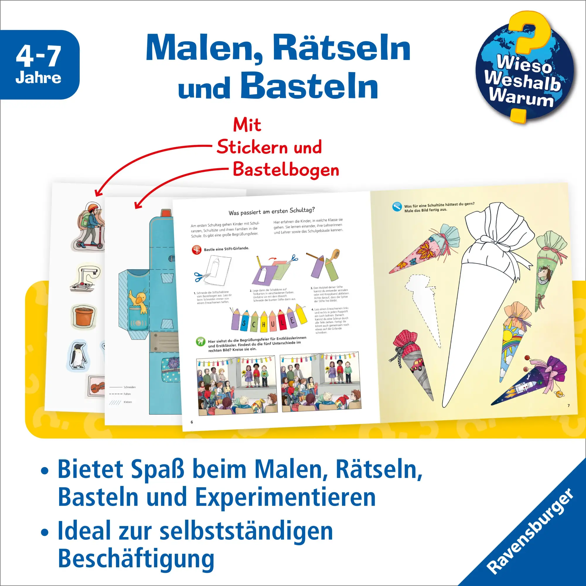 Bild: 9783473600809 | Wieso? Weshalb? Warum? aktiv-Heft - Schule | Rebecca Mönch | Buch