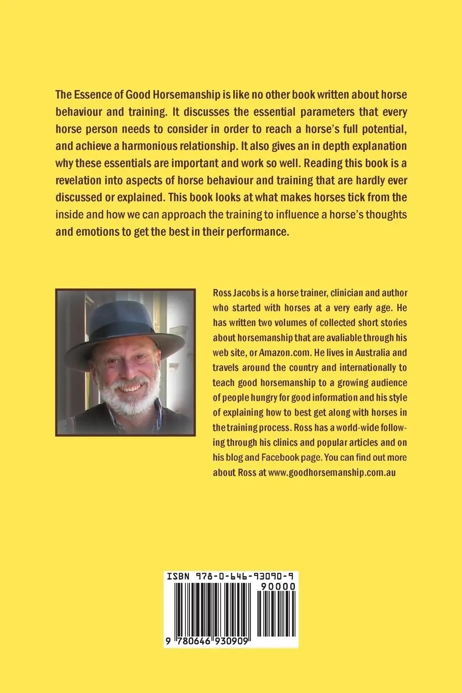 Rückseite: 9780646930909 | The Essence of Good Horsemanship | Ross Jacobs | Taschenbuch | 2014