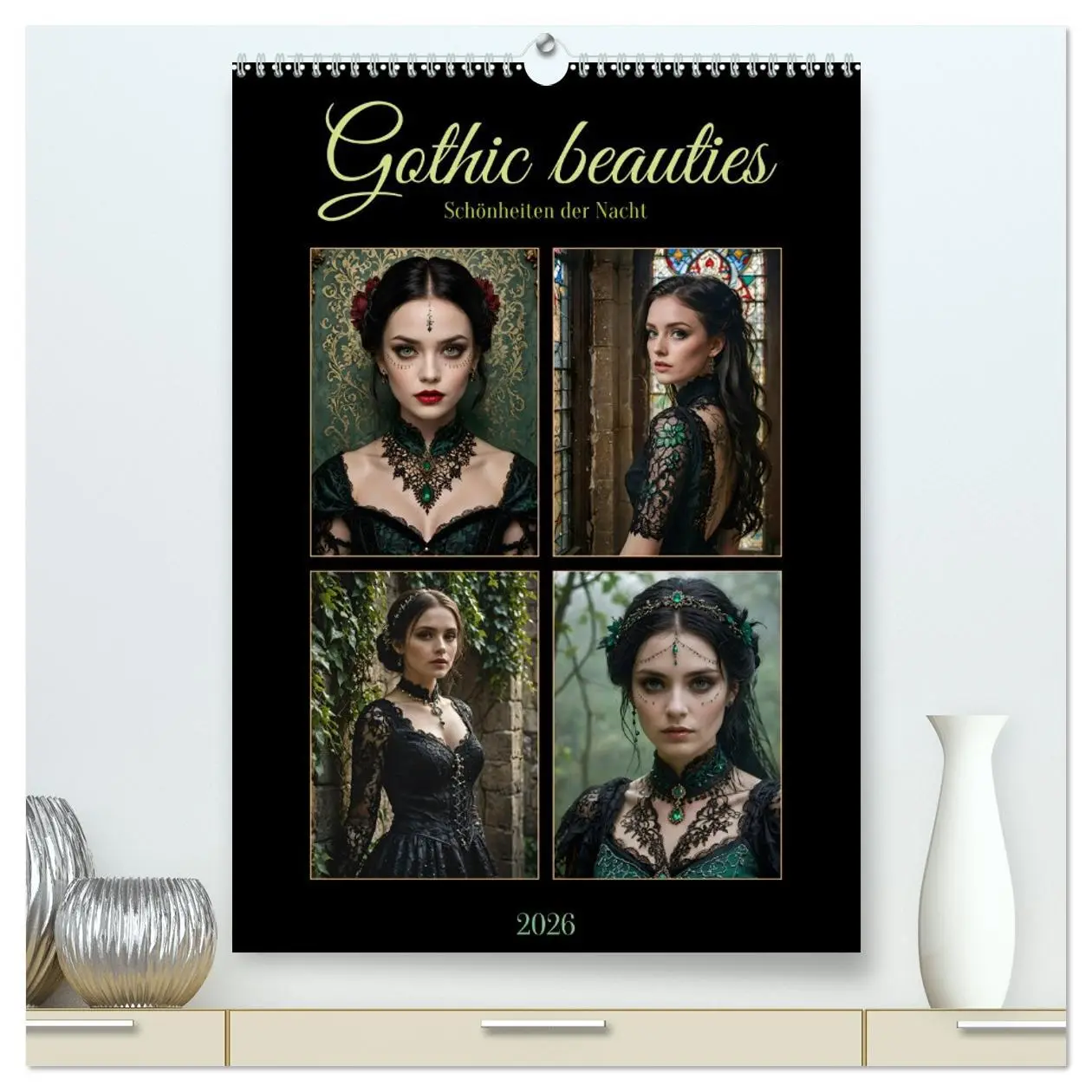 Cover: 9783516250909 | Gothic beauties - Schönheiten der Nacht (hochwertiger Premium...