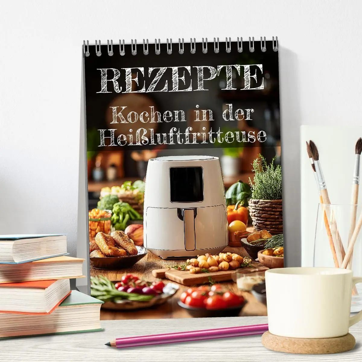 Bild: 9783516700909 | REZEPTE - Kochen in der Heißluftfritteuse (Tischkalender 2026 DIN...