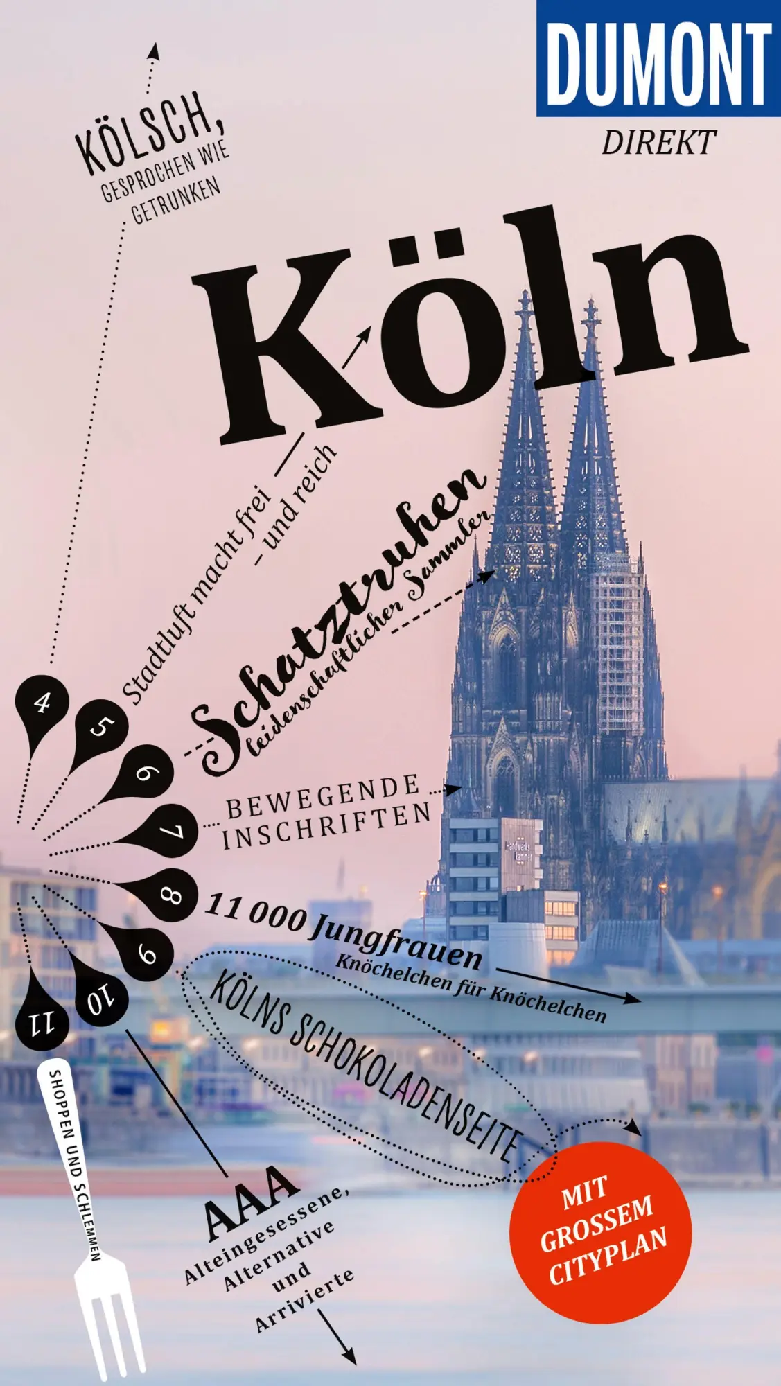 Cover: 9783616000909 | DUMONT direkt Reiseführer Köln | Mit großem Cityplan | Bongartz | Buch