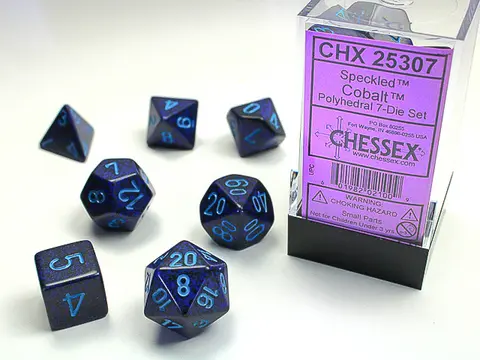 Cover: 601982021009 | Speckled® Polyhedral Cobalt™ 7-Die Set | deutsch | Chessex