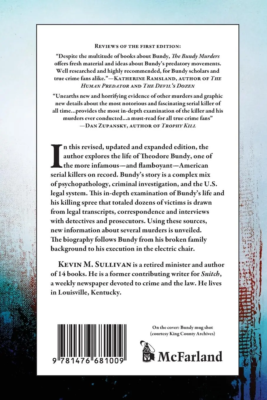 Rückseite: 9781476681009 | The Bundy Murders | A Comprehensive History, 2d ed. | Sullivan | Buch