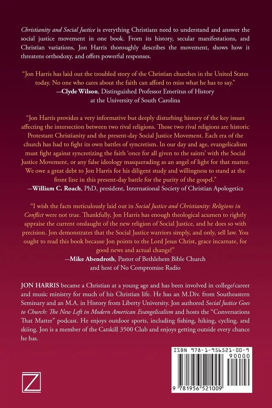 Rückseite: 9781956521009 | Christianity and Social Justice | Religions in Conflict | Jon Harris