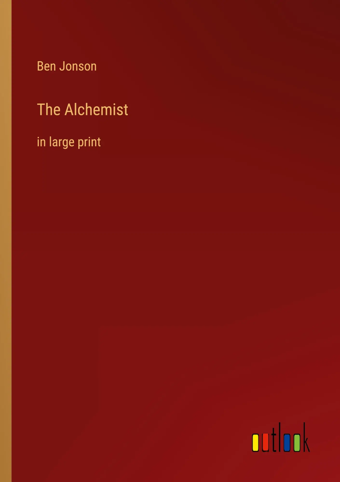Cover: 9783368331009 | The Alchemist | in large print | Ben Jonson | Taschenbuch | Paperback
