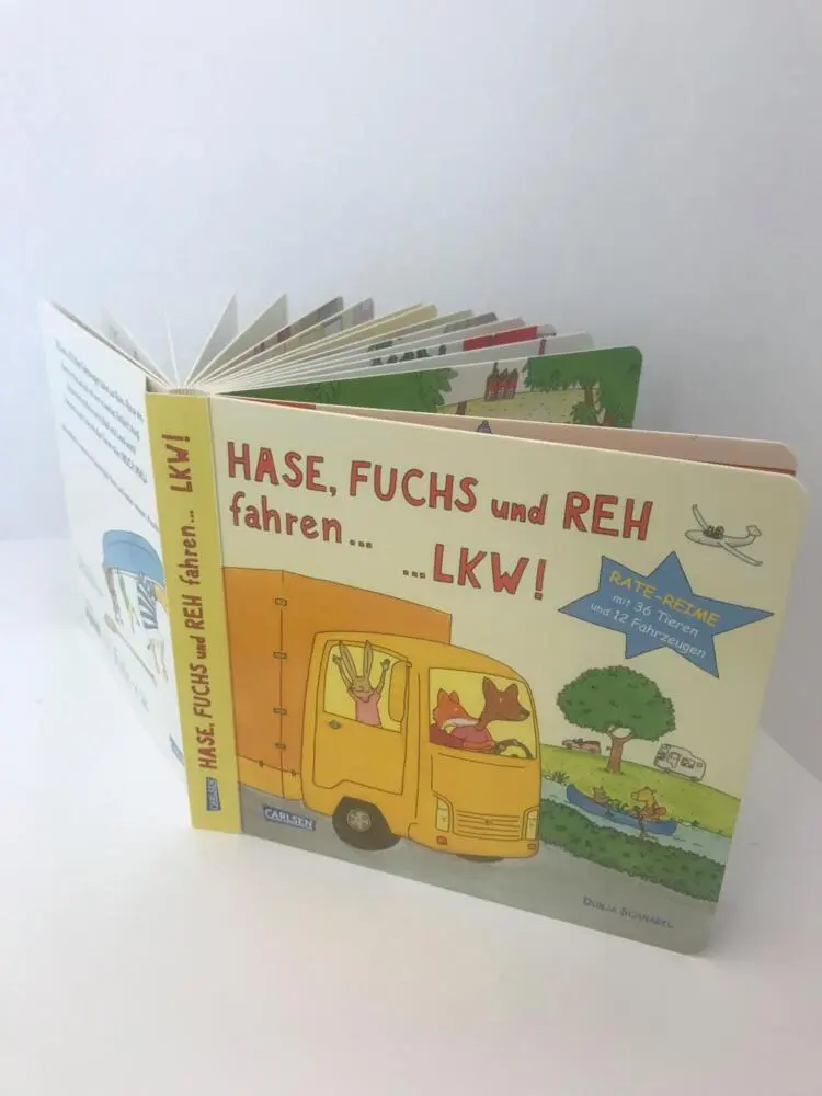 Bild: 9783551171009 | Hase, Fuchs und Reh fahren ... LKW! | Dunja Schnabel | Buch | 36 S.