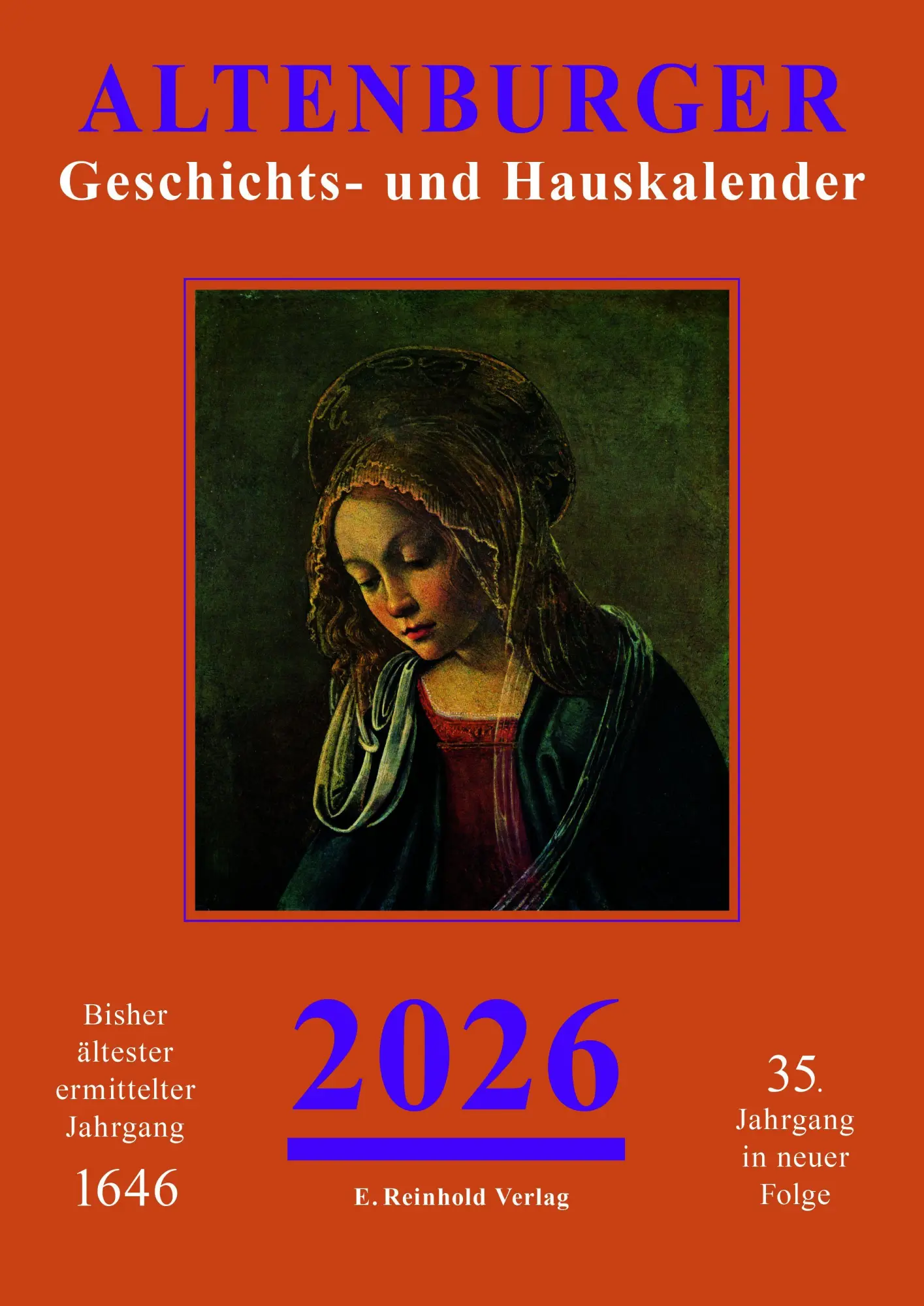 Cover: 9783957551009 | Altenburger Geschichts- und Hauskalender 2026 | Taschenbuch | Deutsch