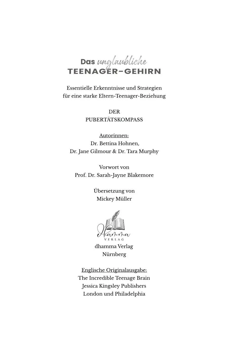 Bild: 9783986571009 | Das unglaubliche TEENAGER-GEHIRN | Josef Mickey Müller | Taschenbuch