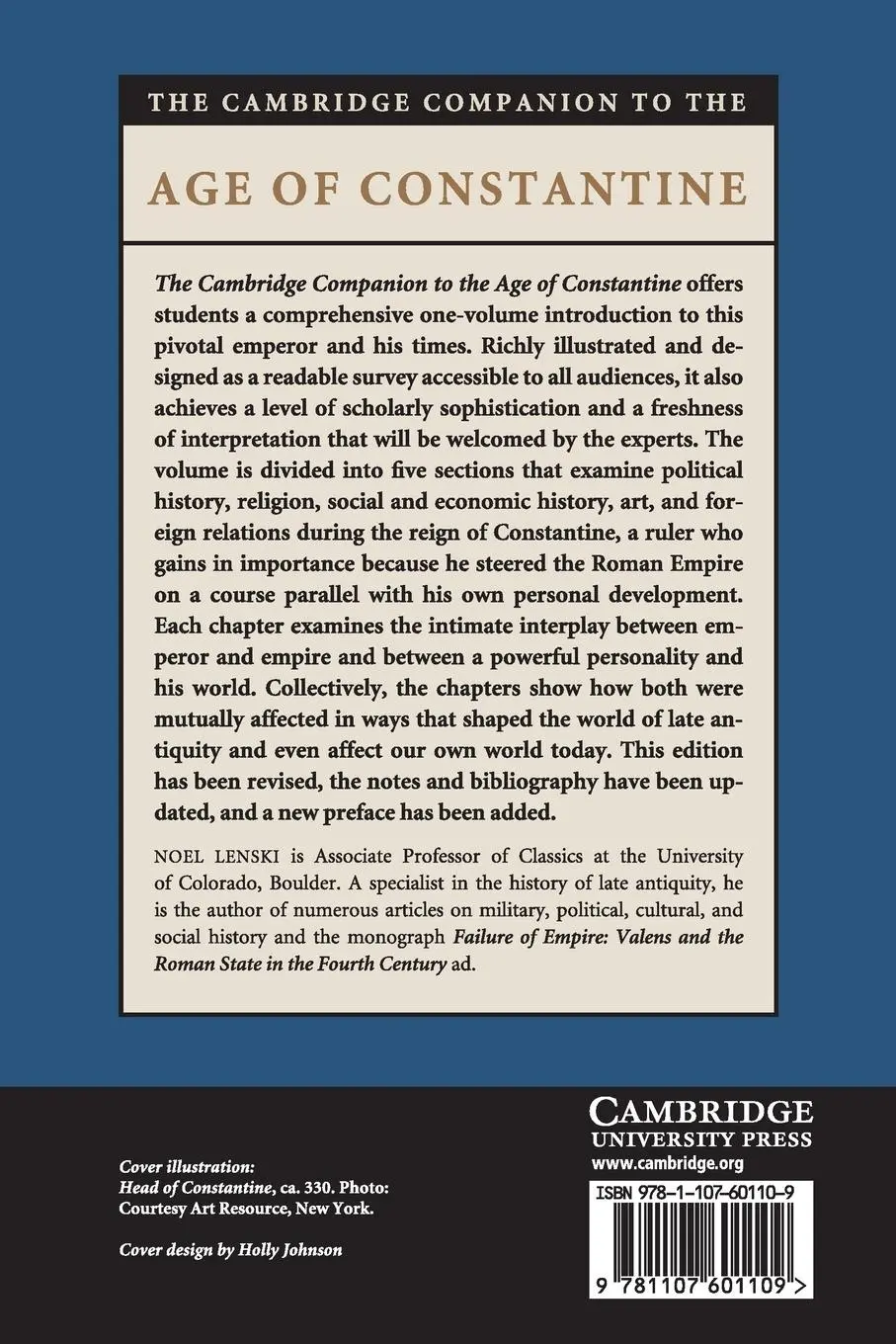 Rückseite: 9781107601109 | The Cambridge Companion to the Age of Constantine | Noel Lenski | Buch