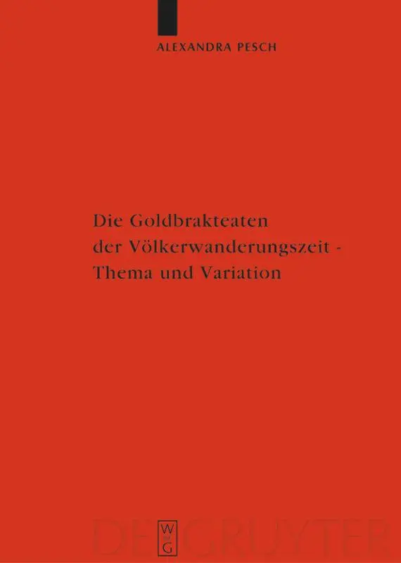Cover: 9783110201109 | Die Goldbrakteaten der Völkerwanderungszeit - Thema und Variation