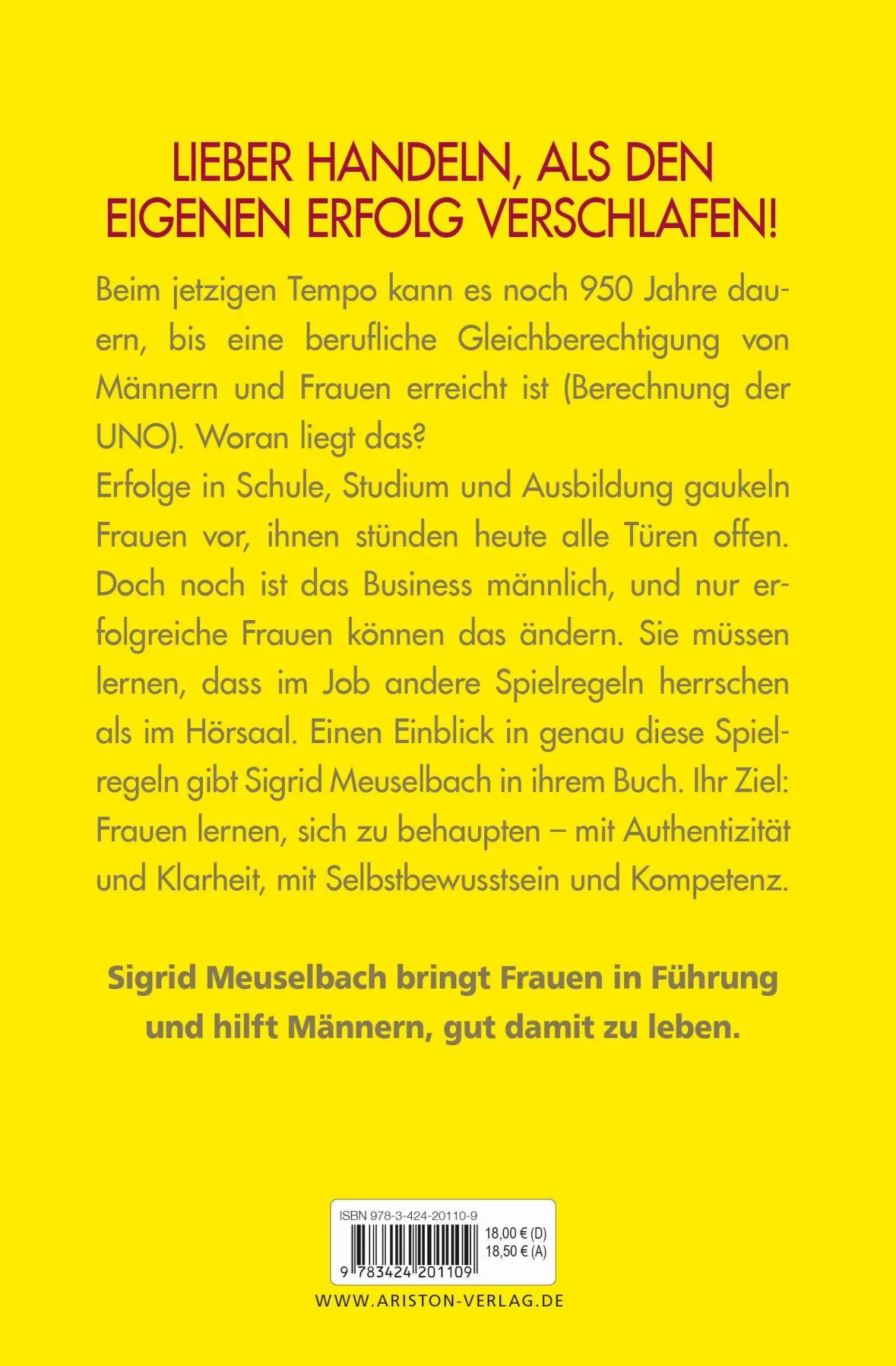 Bild: 9783424201109 | Weck die Chefin in dir | Sigrid Meuselbach | Taschenbuch | 192 S.