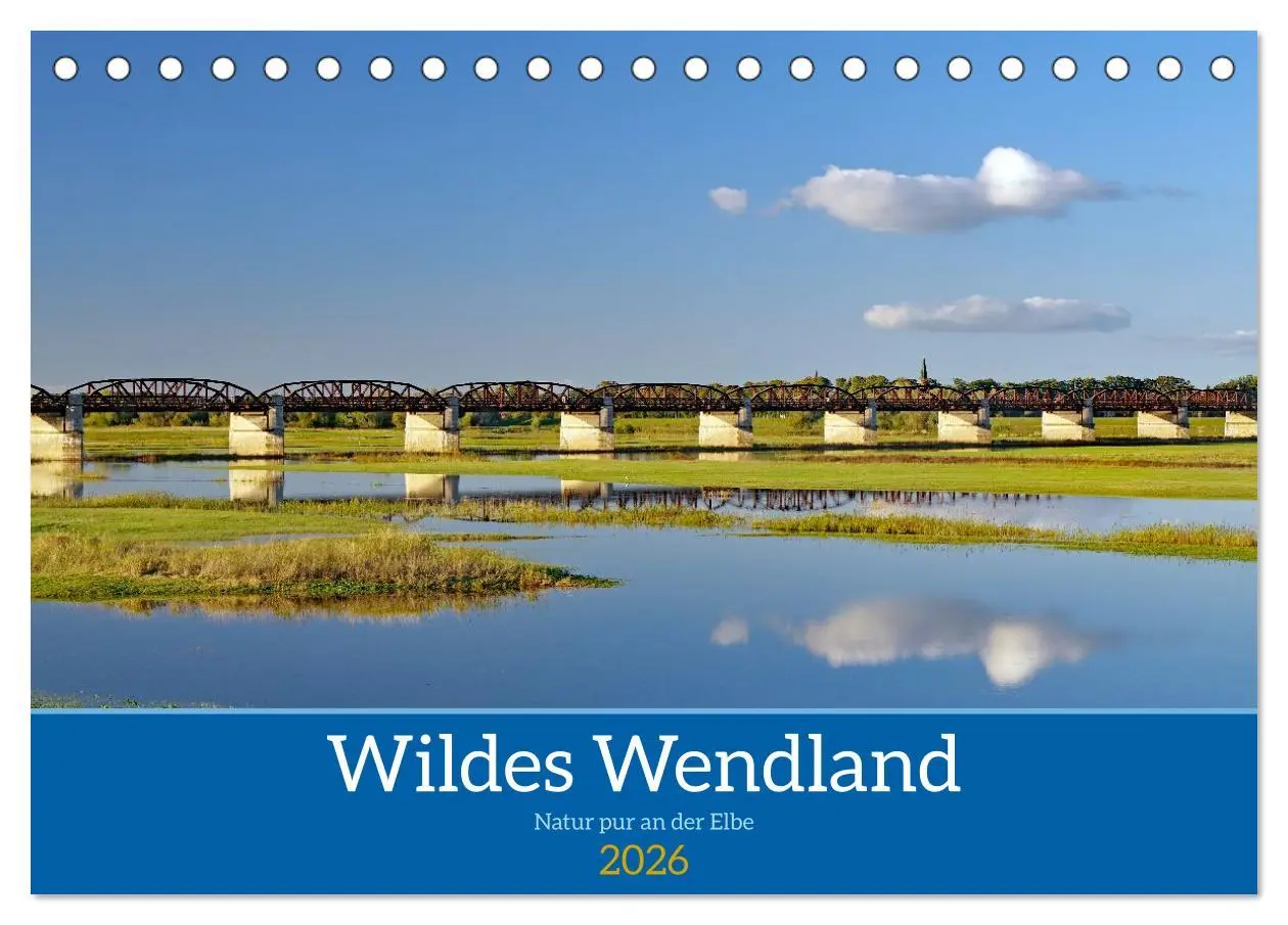 Cover: 9783457801109 | Wildes Wendland (Tischkalender 2026 DIN A5 quer), CALVENDO...