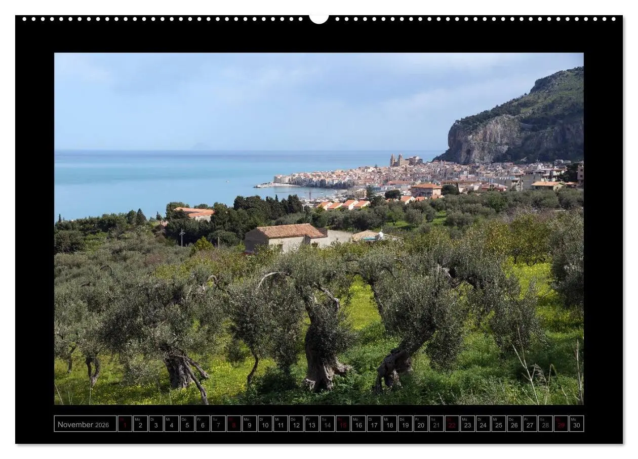 Bild: 9783516201109 | Sizilien (Wandkalender 2026 DIN A2 quer), CALVENDO Monatskalender