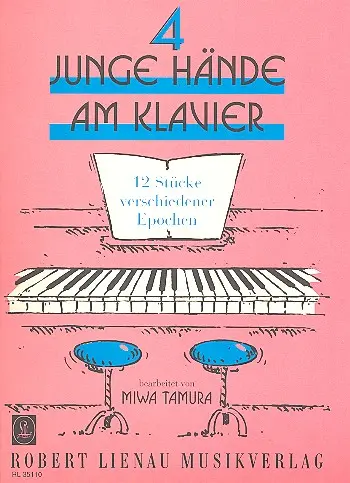 Cover: 9790011351109 | Vier junge Hände am Klavier - 12 Spielstücke für Klavier zu 4 Händen