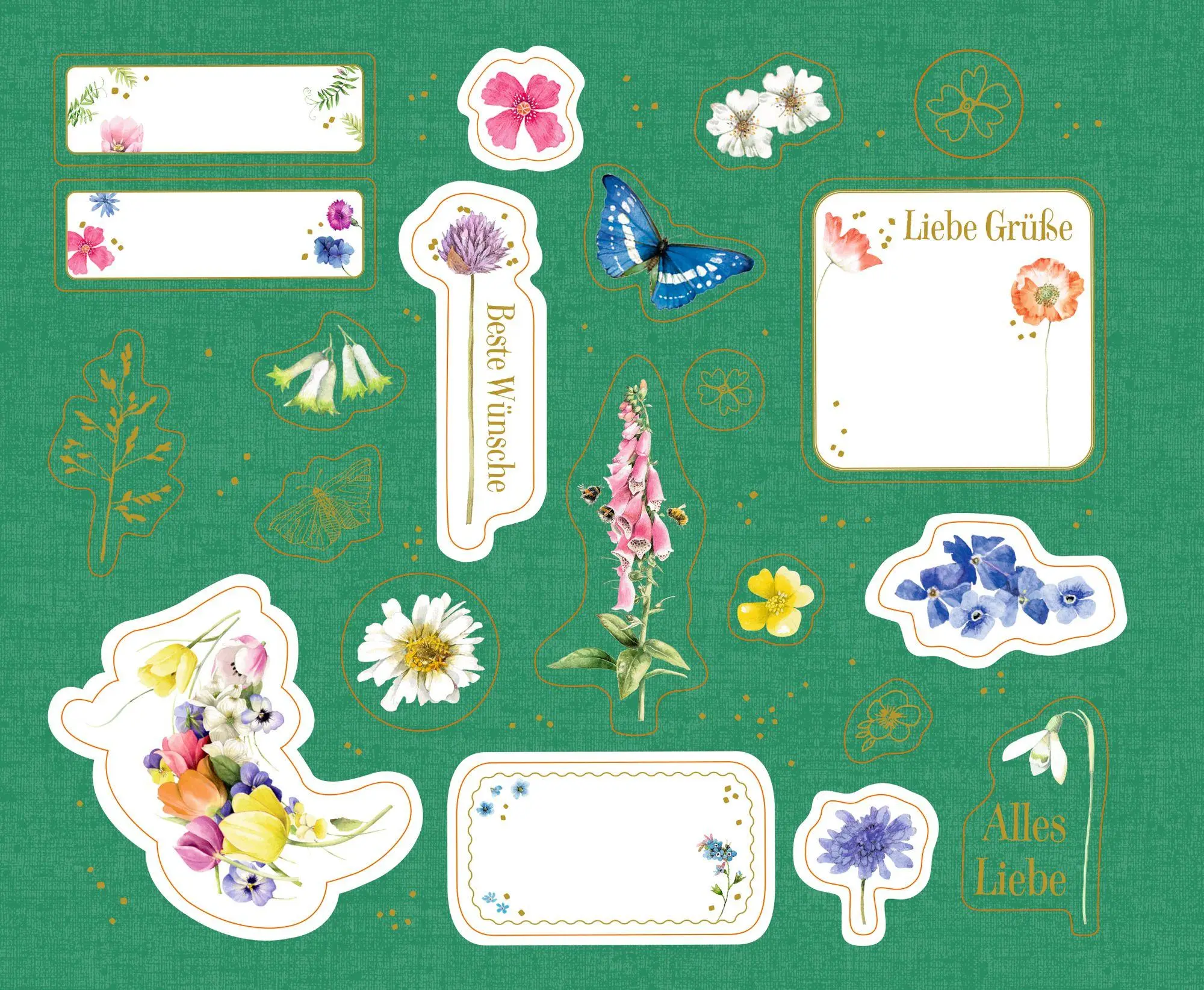 Bild: 4050003971209 | Stickerbuch - Sticker und Etiketten | Marjolein Bastin | Taschenbuch