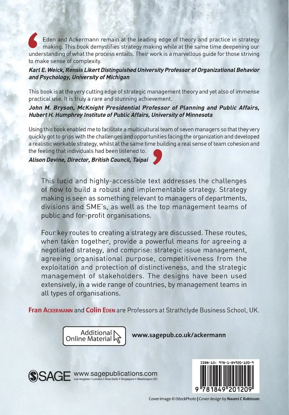 Rückseite: 9781849201209 | Making Strategy | Mapping Out Strategic Success | Ackermann (u. a.)