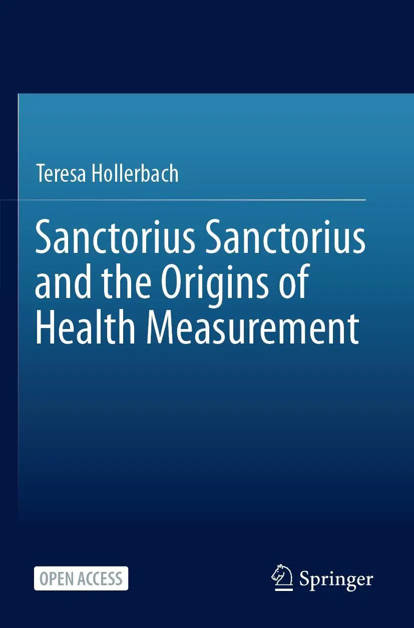 Sanctorius Sanctorius and the Origins of Health Measurement - Teresa Hollerbach Kartoniert (TB)