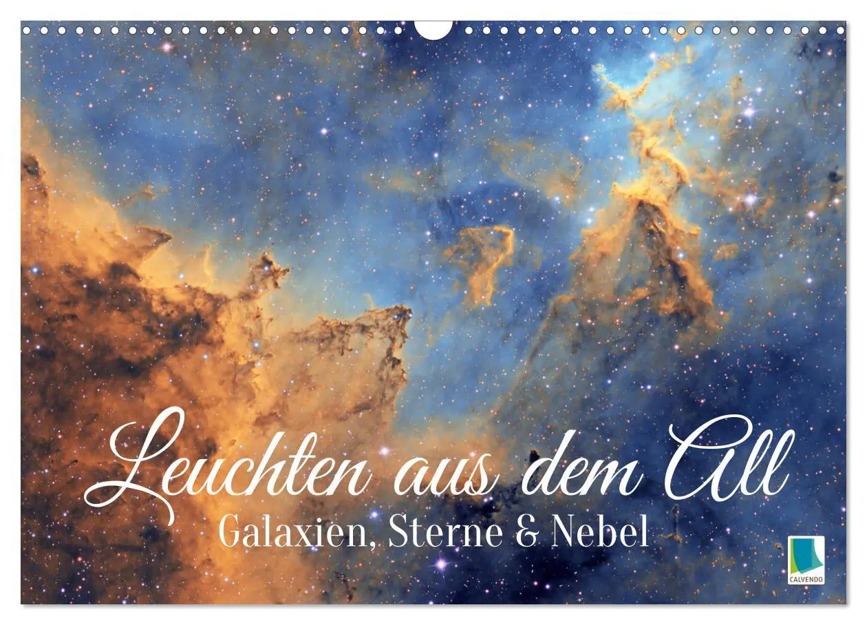 Cover: 9783457271209 | Galaxien, Sterne und Nebel: Leuchten aus dem All (Wandkalender 2026...