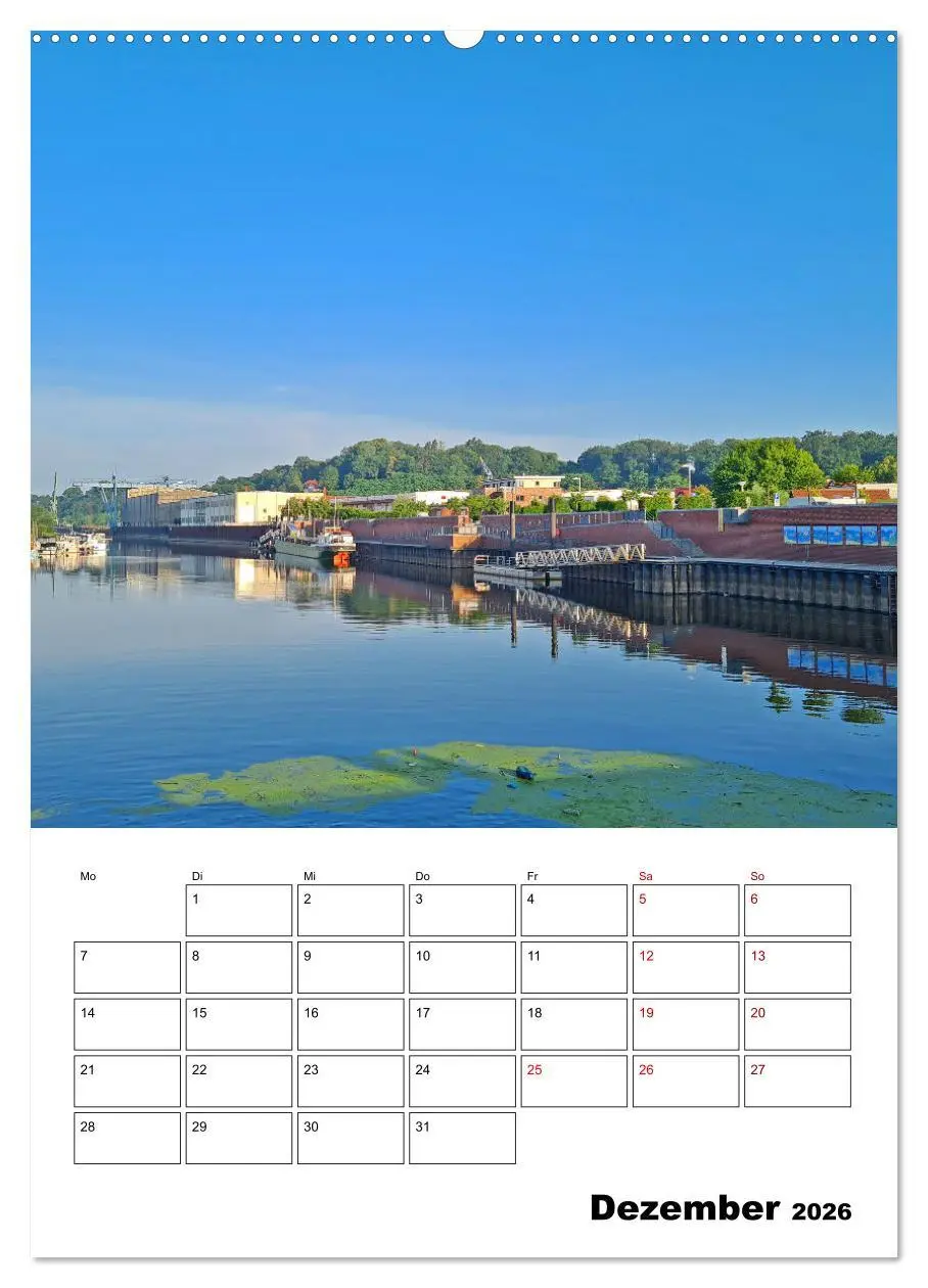 Bild: 9783516361209 | Boizenburg am Elberadweg (Wandkalender 2026 DIN A2 hoch), CALVENDO...