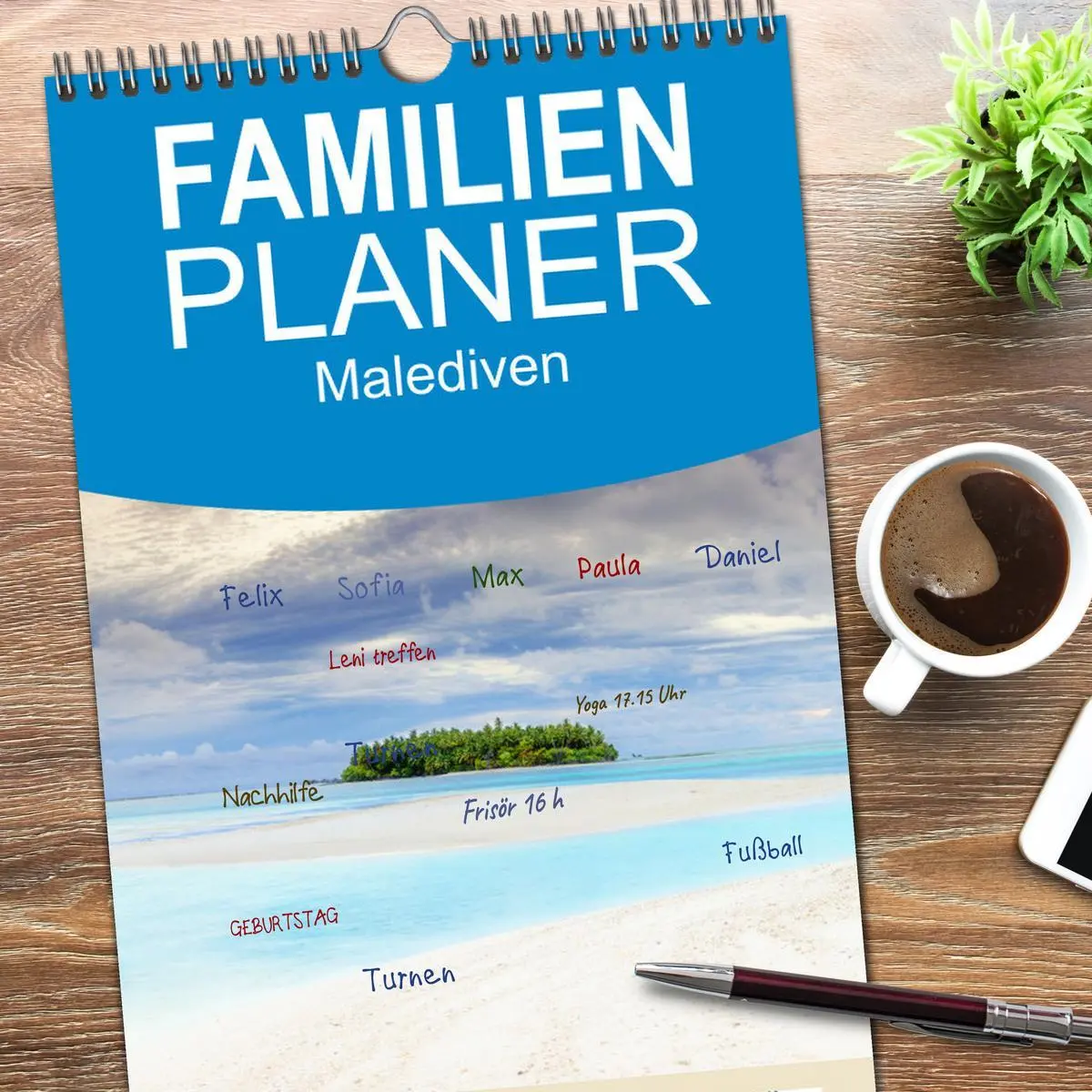 Bild: 9783516501209 | Familienplaner 2026 - Malediven, Perle im Indischen Ozean mit 5...