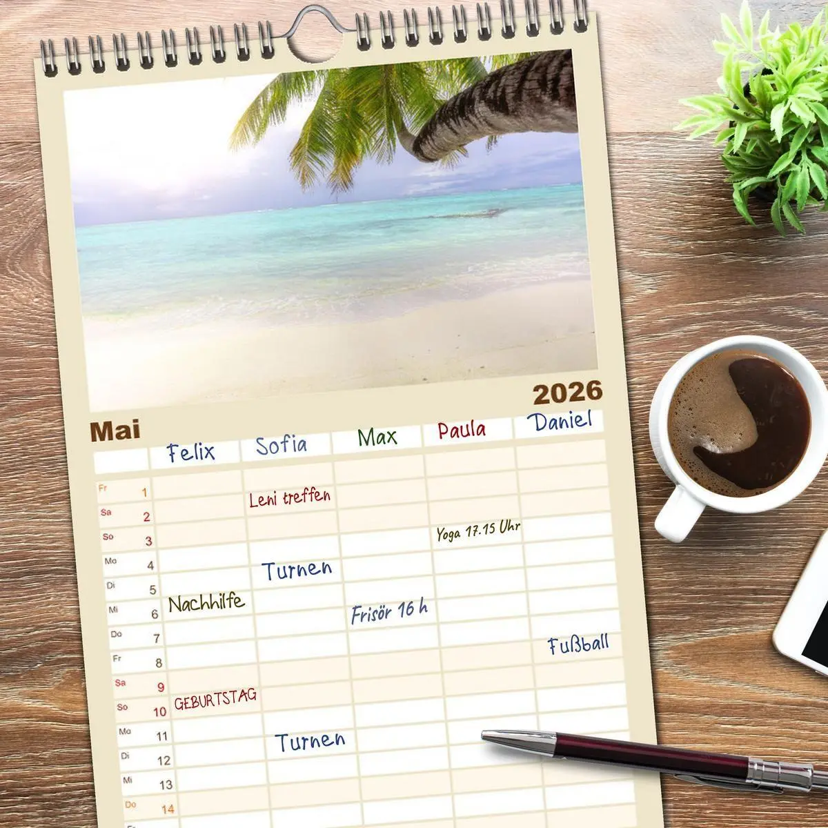 Bild: 9783516501209 | Familienplaner 2026 - Malediven, Perle im Indischen Ozean mit 5...