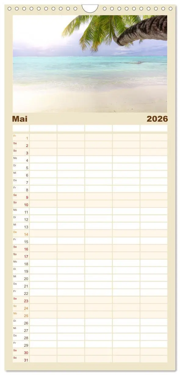 Bild: 9783516501209 | Familienplaner 2026 - Malediven, Perle im Indischen Ozean mit 5...