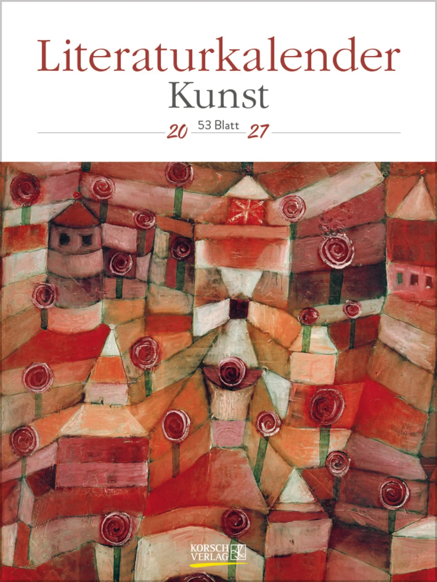 Cover: 9783819301209 | Literaturkalender Kunst 2027 | Korsch Verlag | Kalender | 54 S. | 2027