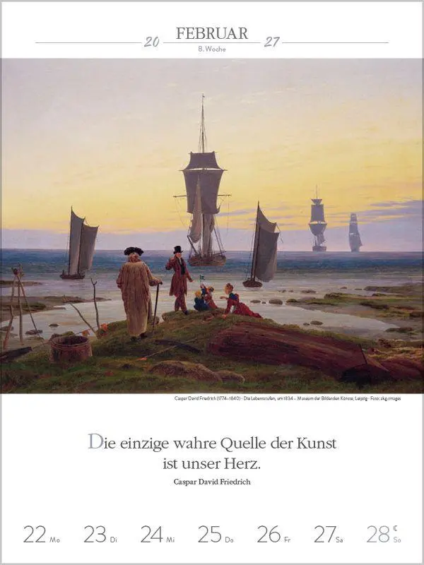 Bild: 9783819301209 | Literaturkalender Kunst 2027 | Korsch Verlag | Kalender | 54 S. | 2027