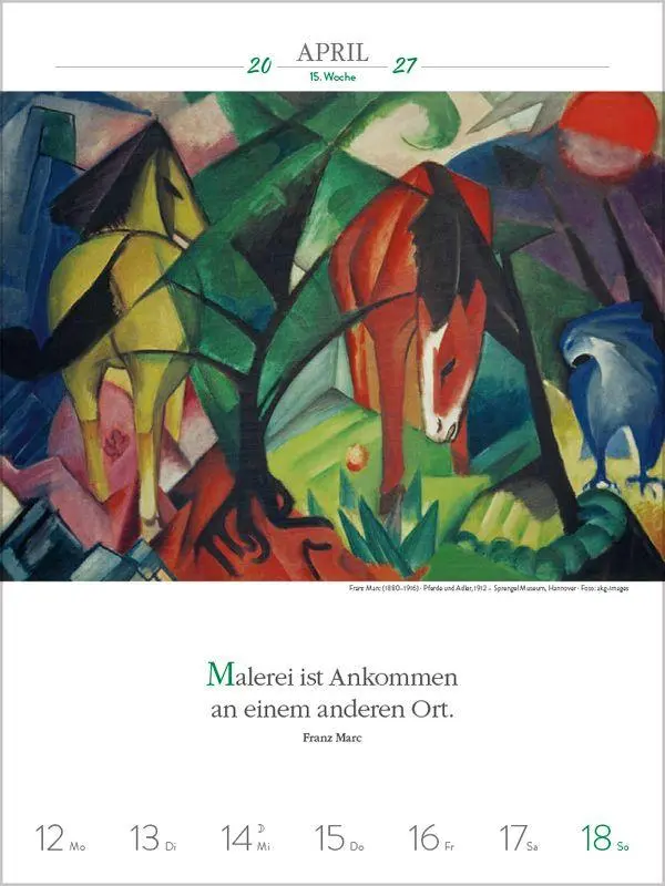 Bild: 9783819301209 | Literaturkalender Kunst 2027 | Korsch Verlag | Kalender | 54 S. | 2027