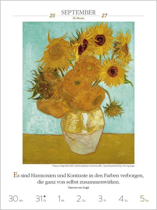 Bild: 9783819301209 | Literaturkalender Kunst 2027 | Korsch Verlag | Kalender | 54 S. | 2027