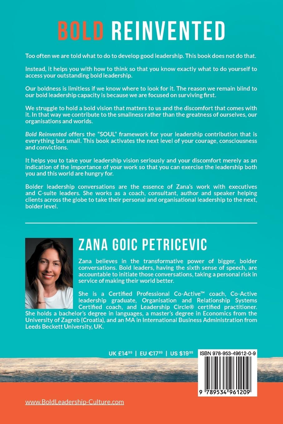 Rückseite: 9789534961209 | Bold Reinvented | Zana Goic Petricevic | Taschenbuch | Englisch | 2021
