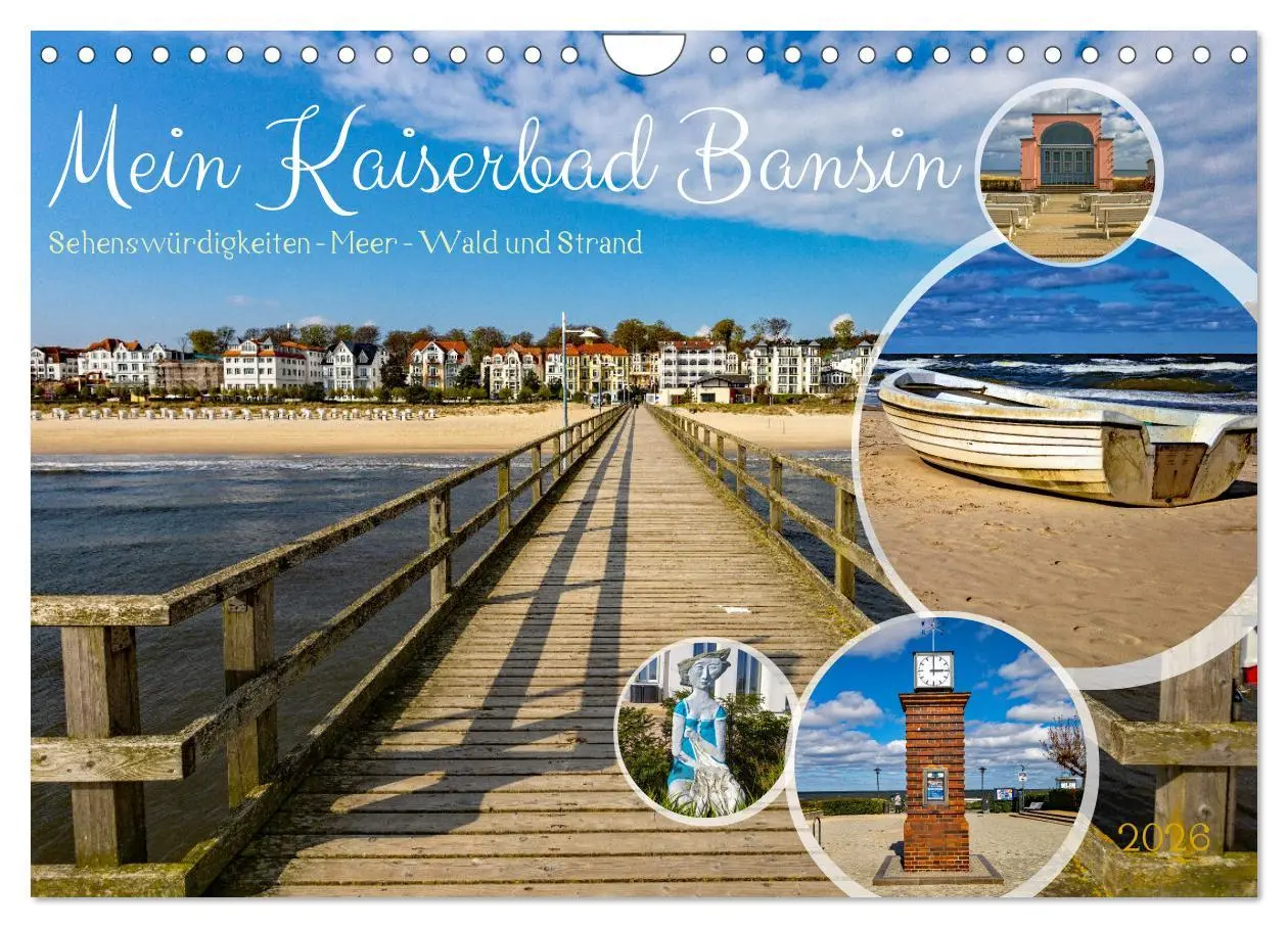 Cover: 9783457331309 | Mein Kaiserbad Bansin (Wandkalender 2026 DIN A4 quer), CALVENDO...