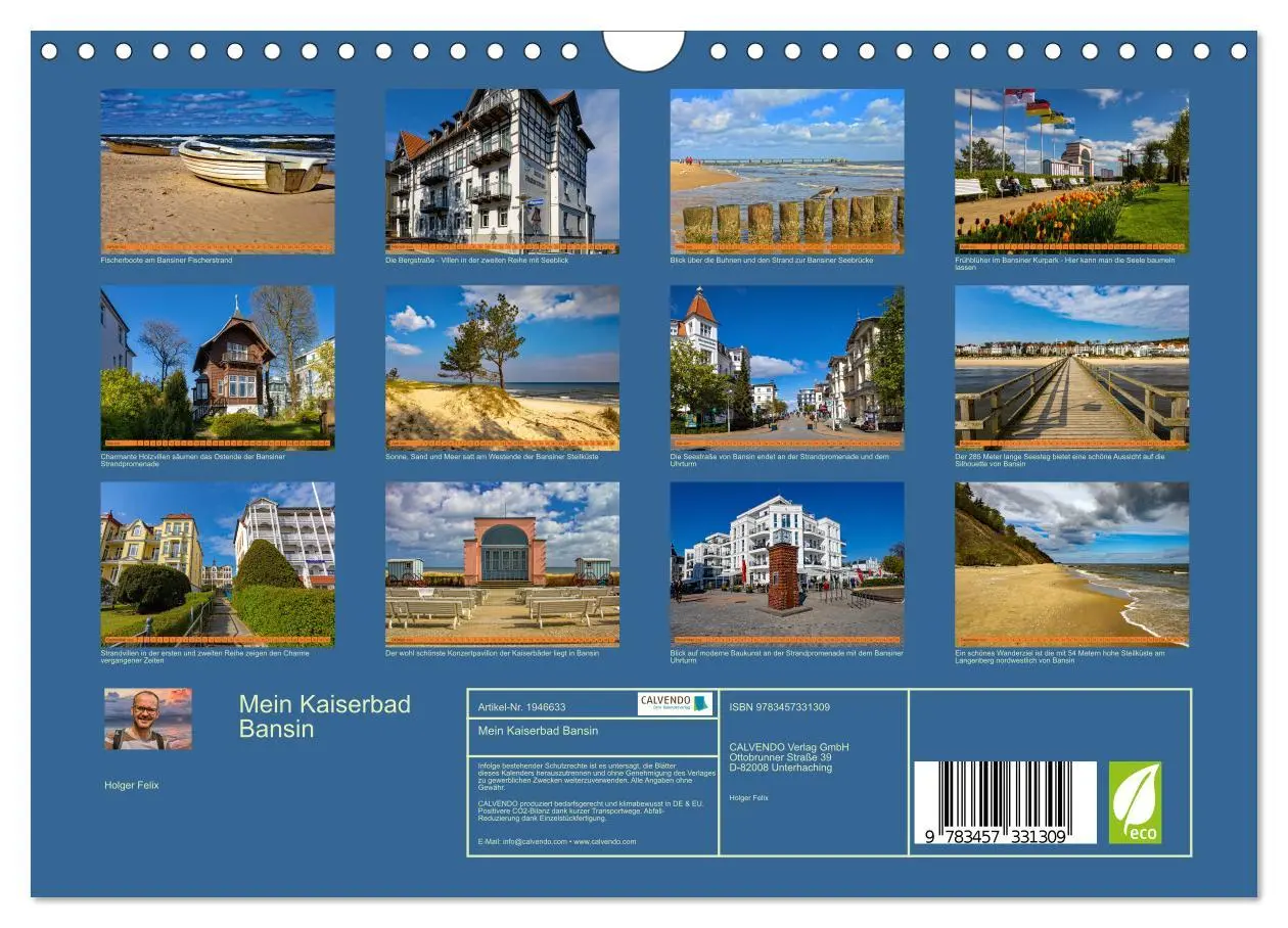 Bild: 9783457331309 | Mein Kaiserbad Bansin (Wandkalender 2026 DIN A4 quer), CALVENDO...