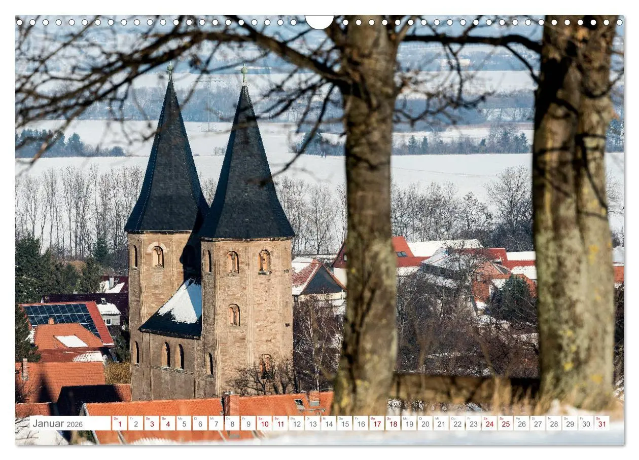 Bild: 9783457881309 | Romanik in Sachsen-Anhalt (Wandkalender 2026 DIN A3 quer), CALVENDO...