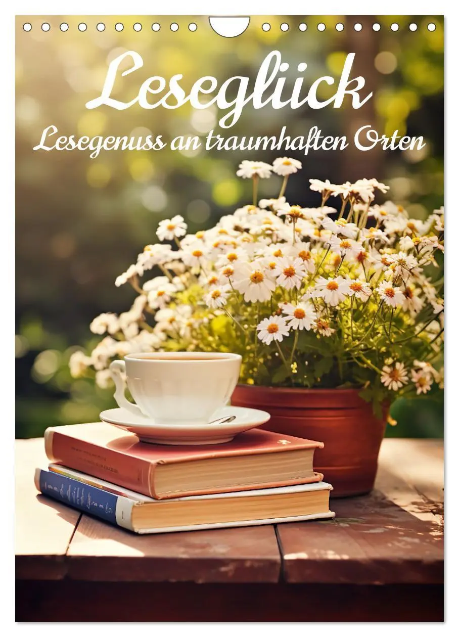 Cover: 9783516281309 | Leseglück (Wandkalender 2026 DIN A4 hoch), CALVENDO Monatskalender