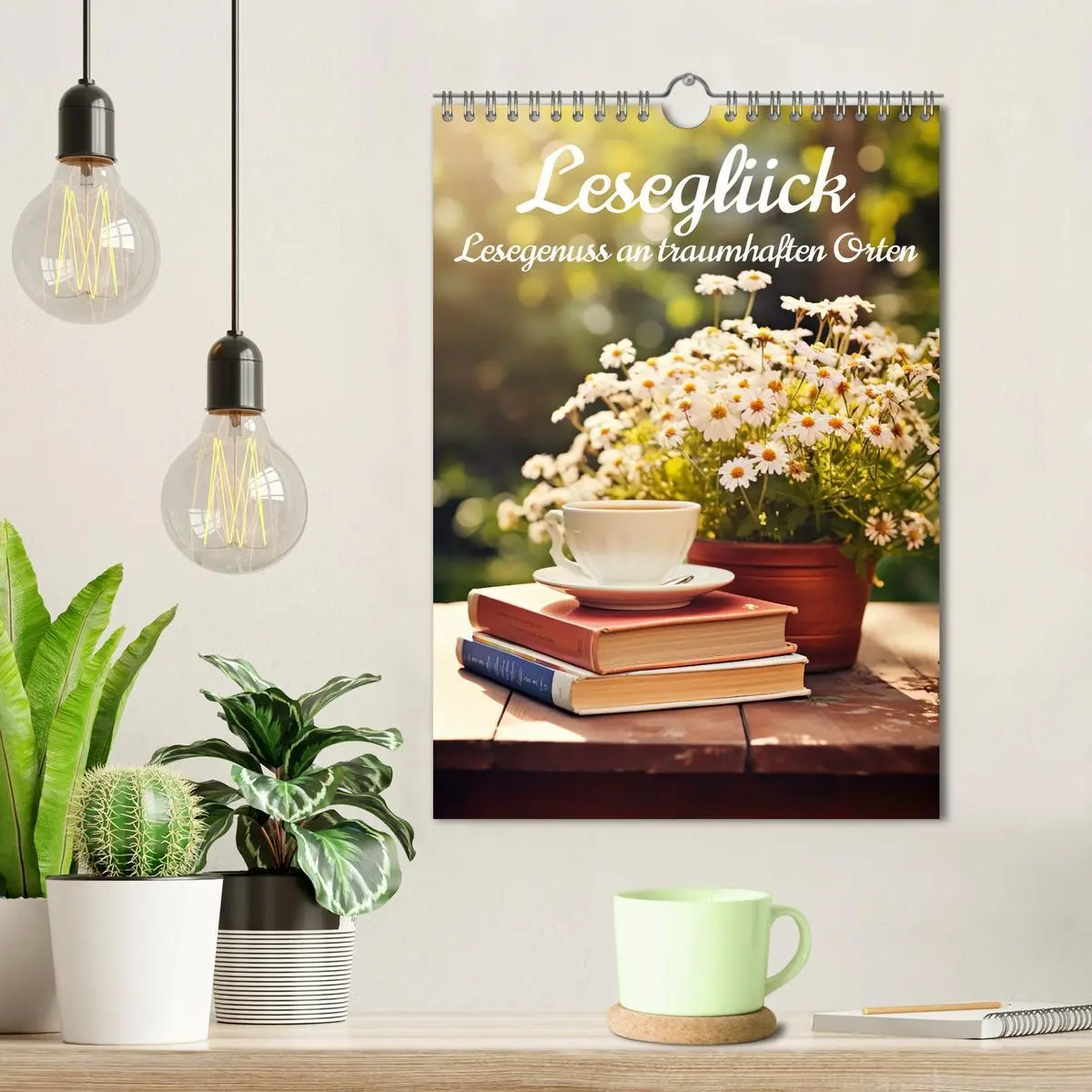 Bild: 9783516281309 | Leseglück (Wandkalender 2026 DIN A4 hoch), CALVENDO Monatskalender