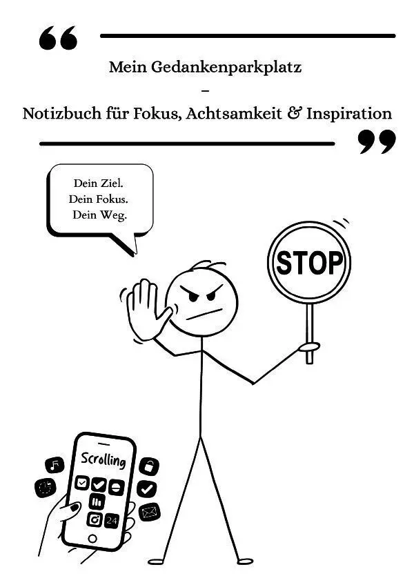 Cover: 9783565001309 | Mein Gedankenparkplatz - Notizbuch für Fokus, Achtsamkeit &amp;...
