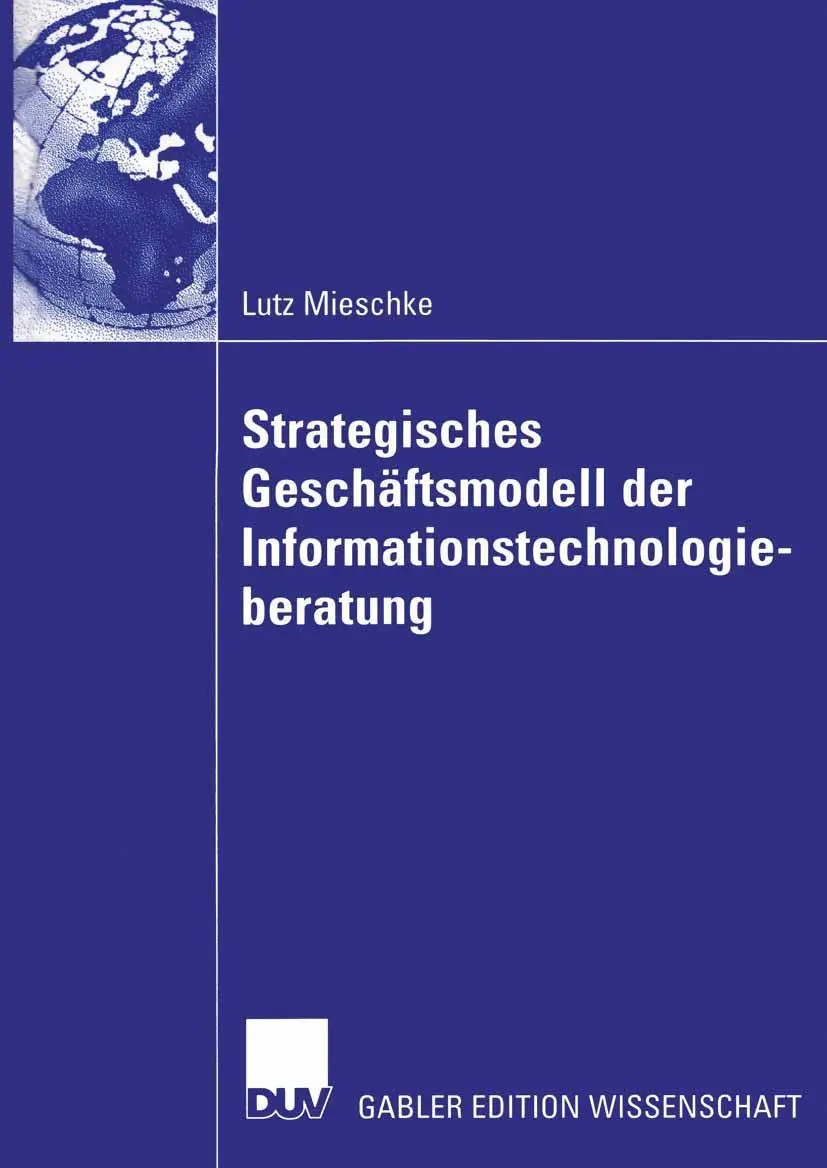 Cover: 9783824481309 | Strategisches Geschäftsmodell der Informationstechnologieberatung