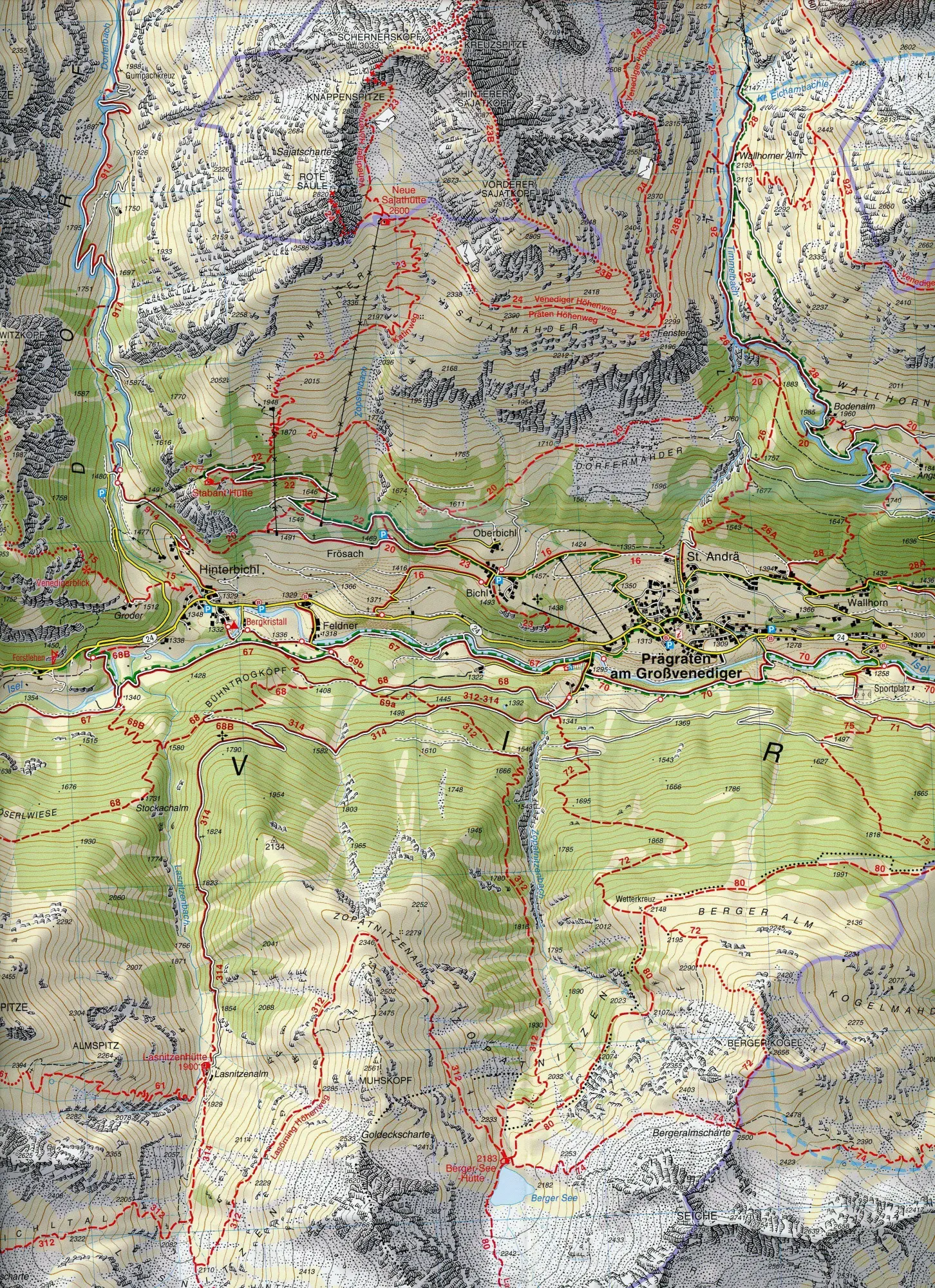 Bild: 9788883151309 | Venedigergruppe 1:25 000 | (Land-)Karte | Tabacco Wanderkarte | 2020