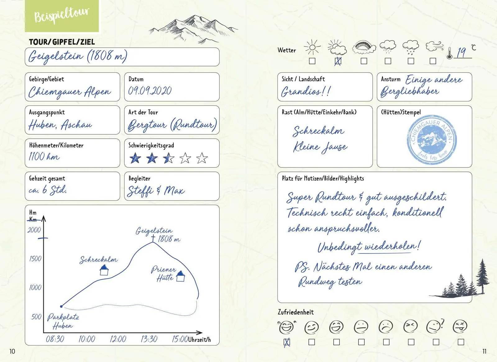 Bild: 4036442011409 | Mein Wandertagebuch (Foto) | Groh Verlag | Notizbuch | 96 S. | Deutsch