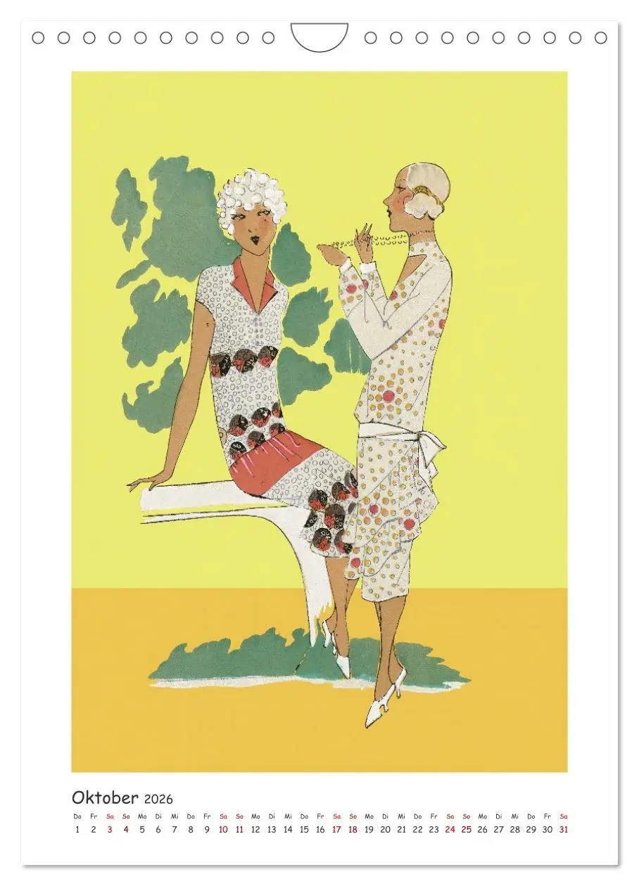 Bild: 9783457941409 | Paris Fashion Art déco (Wandkalender 2026 DIN A4 hoch), CALVENDO...