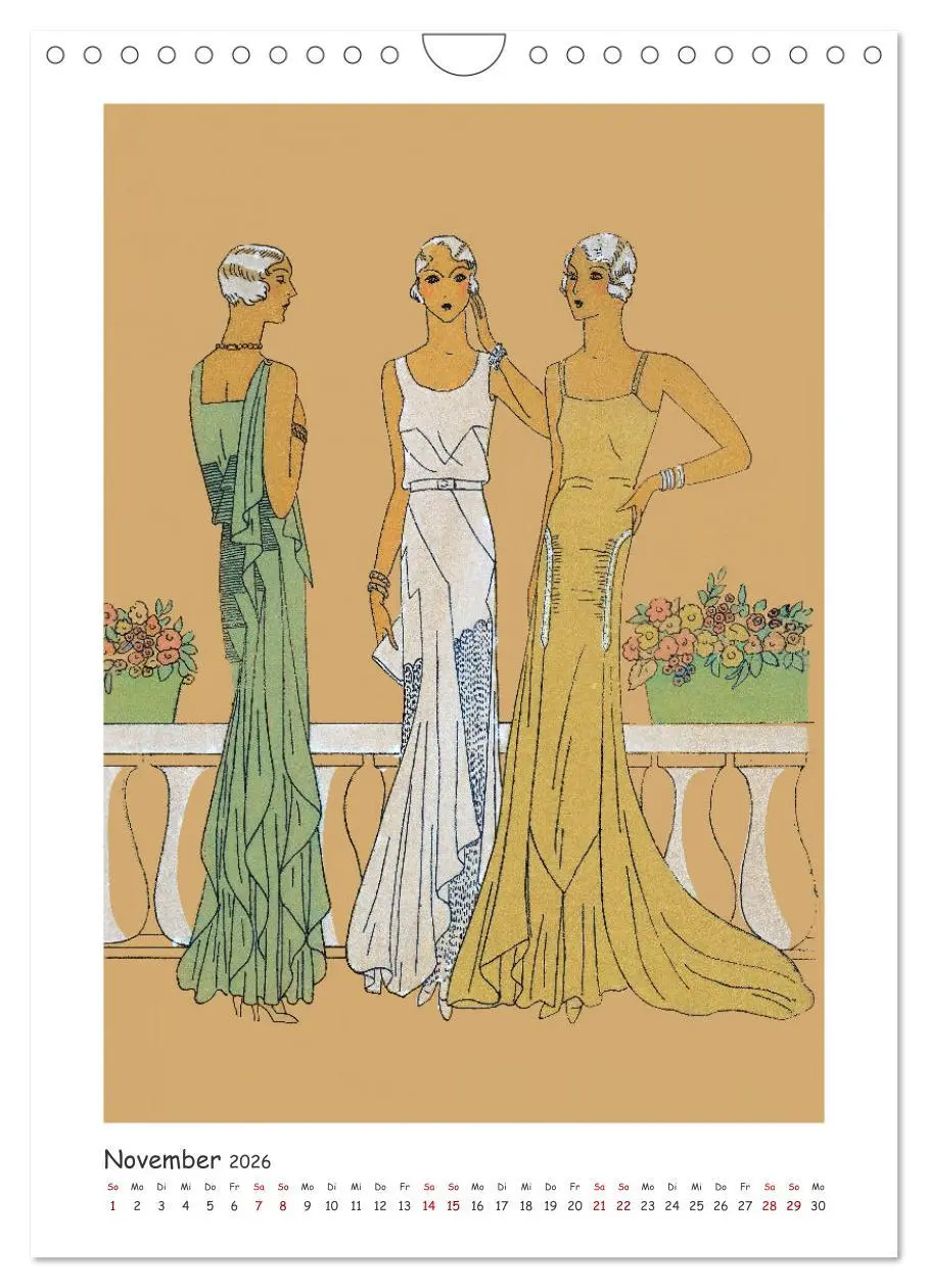 Bild: 9783457941409 | Paris Fashion Art déco (Wandkalender 2026 DIN A4 hoch), CALVENDO...