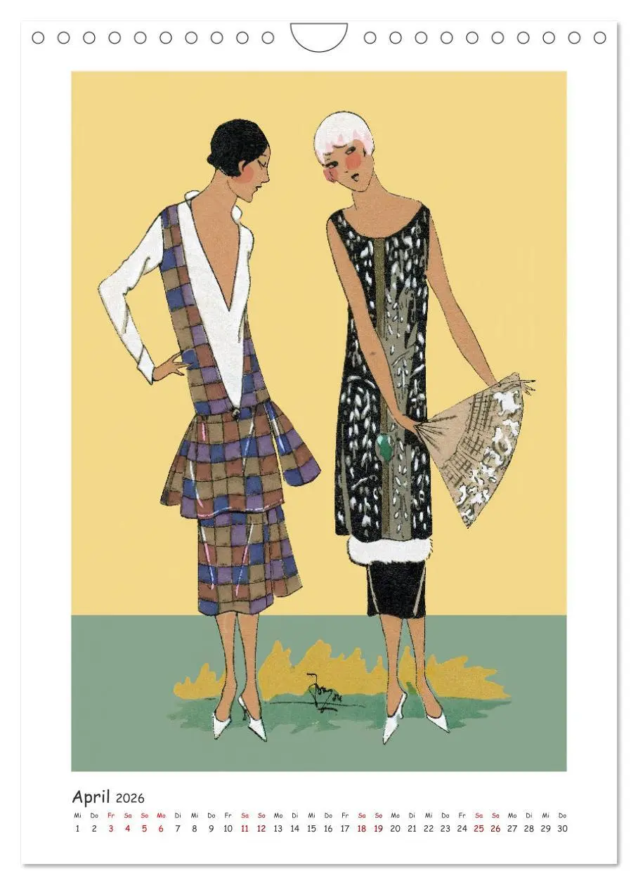 Bild: 9783457941409 | Paris Fashion Art déco (Wandkalender 2026 DIN A4 hoch), CALVENDO...