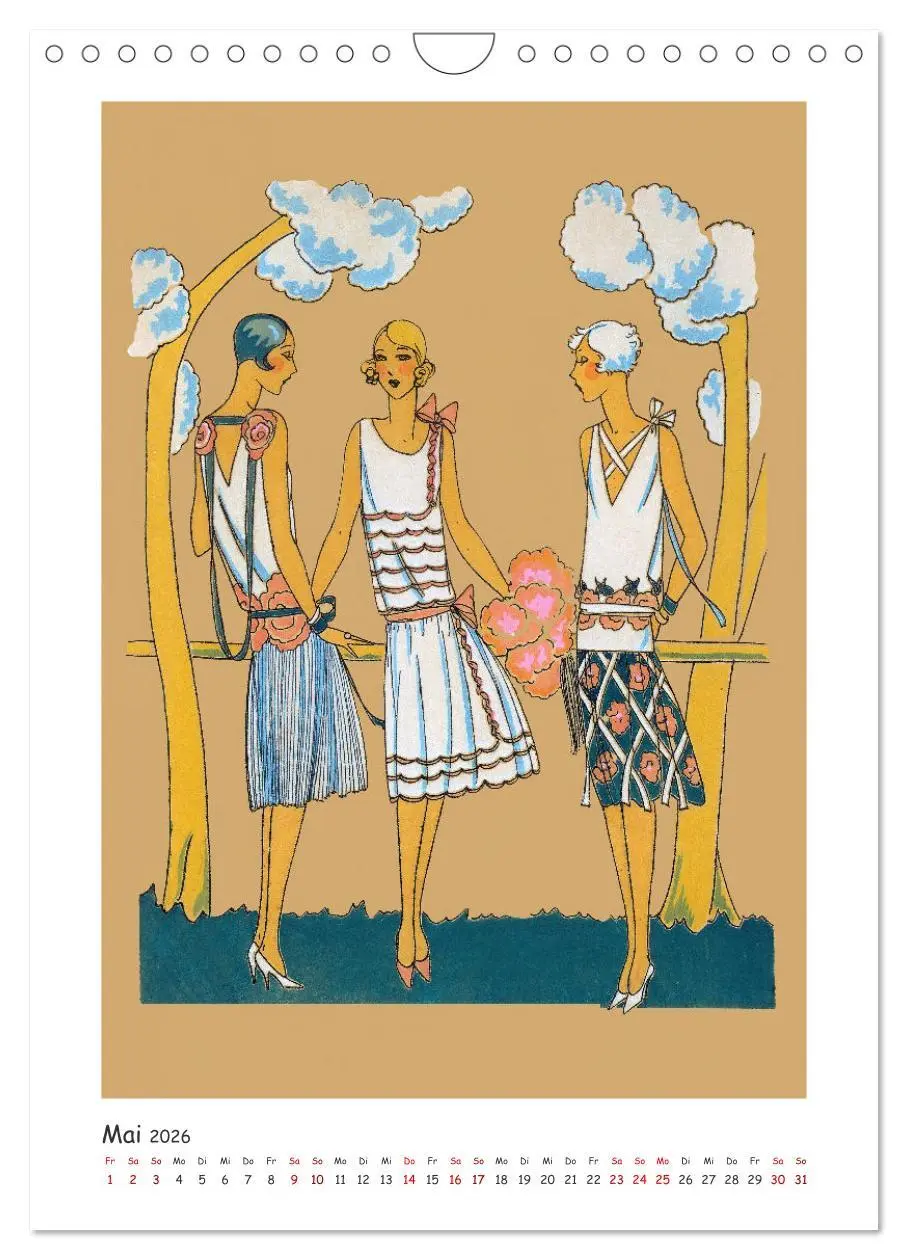 Bild: 9783457941409 | Paris Fashion Art déco (Wandkalender 2026 DIN A4 hoch), CALVENDO...