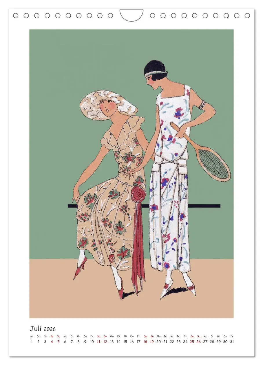 Bild: 9783457941409 | Paris Fashion Art déco (Wandkalender 2026 DIN A4 hoch), CALVENDO...