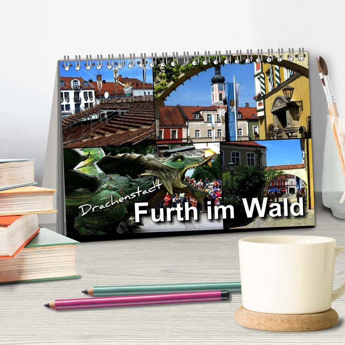 Bild: 9783516031409 | Drachenstadt Furth im Wald (Tischkalender 2026 DIN A5 quer),...