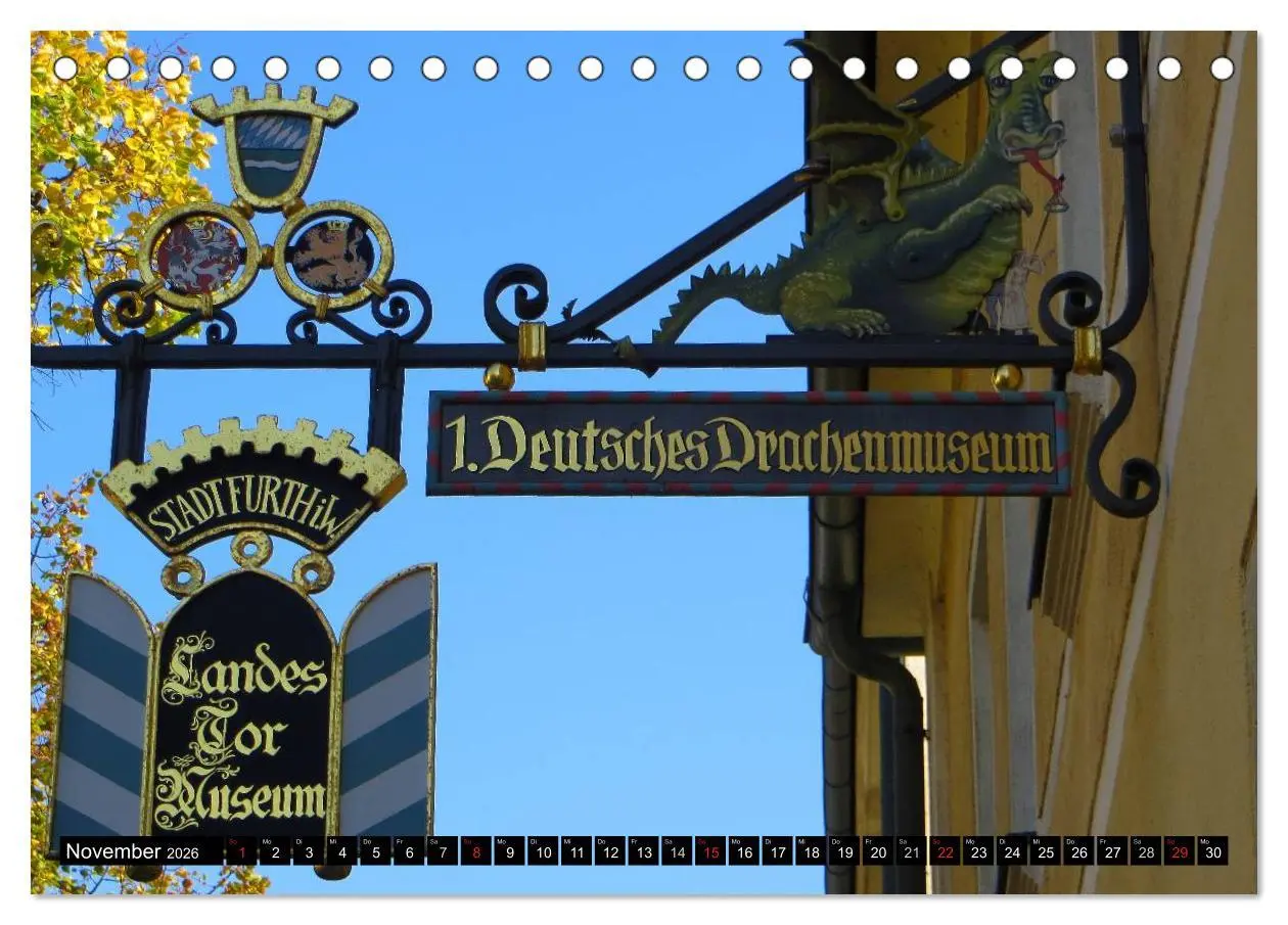 Bild: 9783516031409 | Drachenstadt Furth im Wald (Tischkalender 2026 DIN A5 quer),...
